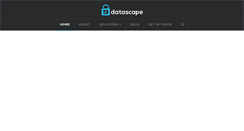 Desktop Screenshot of datascape.com